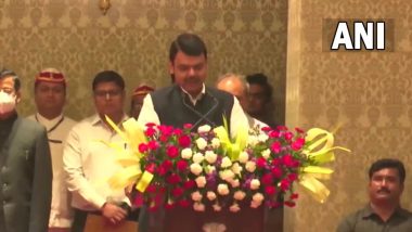 Maharashtra Government Formation: देवेंद्र फडणवीस यांनी घेतली महाराष्ट्राच्या उपमुख्यमंत्री पदाची शपथ (Watch Video)